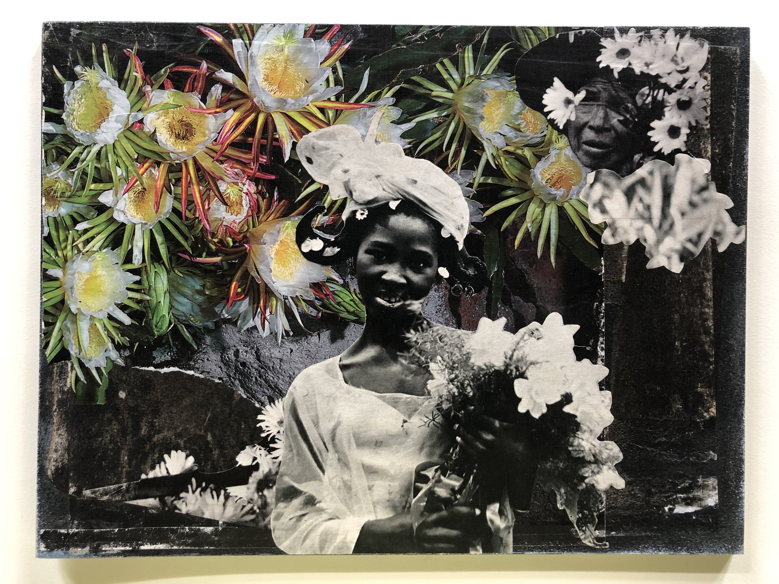 Girl and Flowers