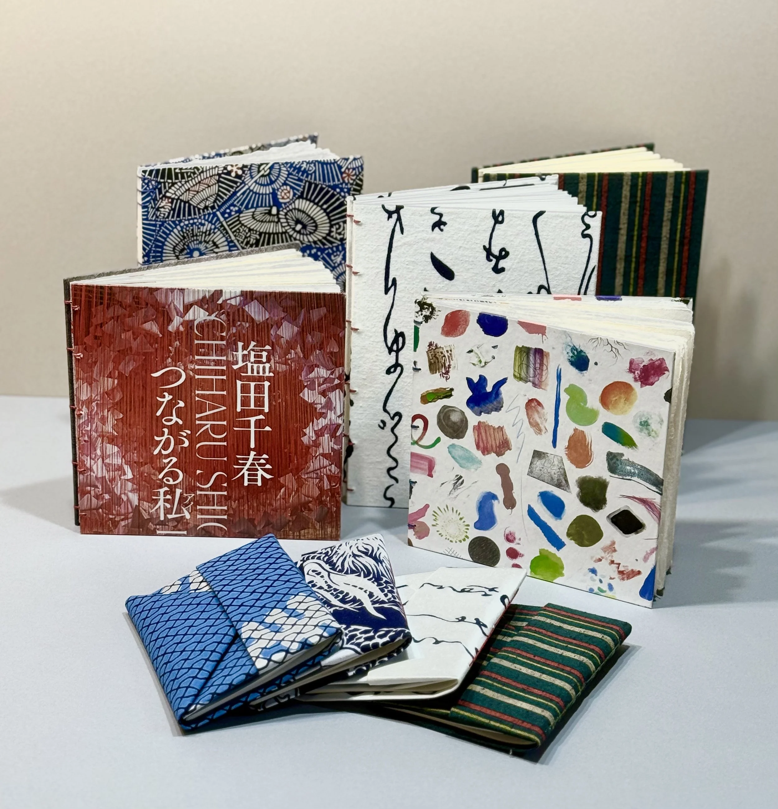 Japanese inspired blank journals, (coptic bound) and travel folios