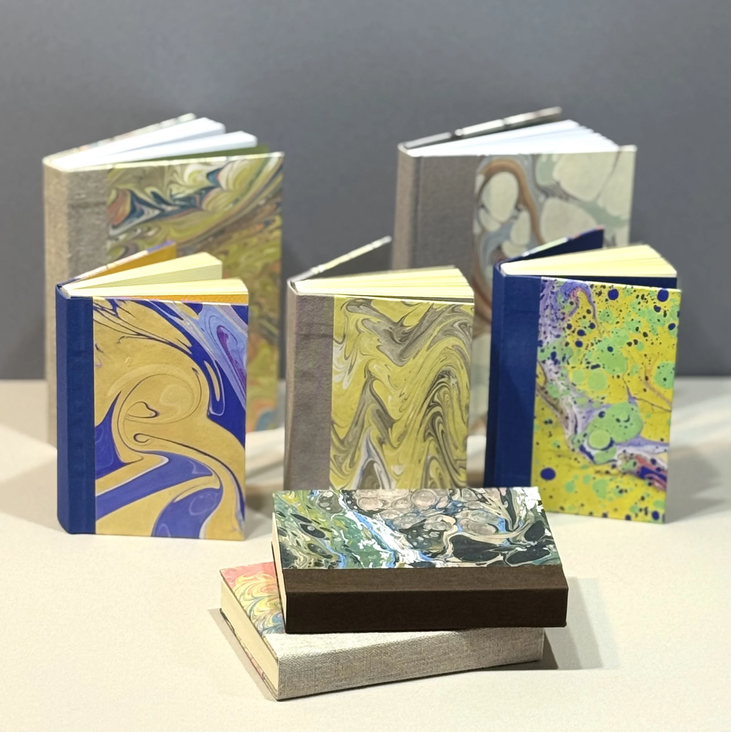 Marbled Paper blank journals