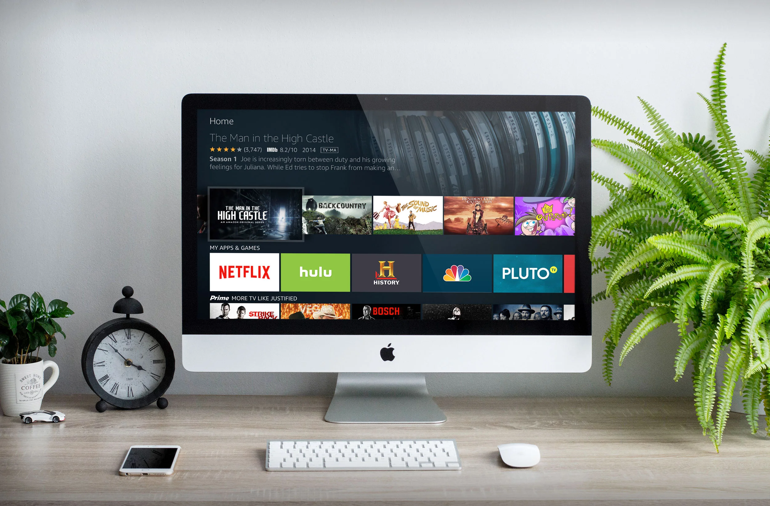 An example of how the designs look inside the new user interface.