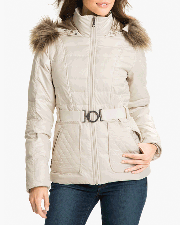 This garment changed during manufacturing and I had to replace the belt, zippers, and hood lining.