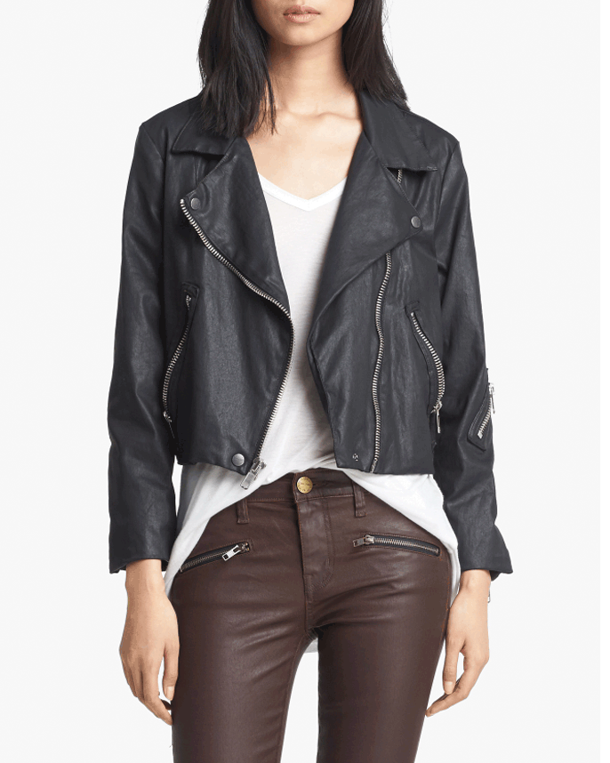 This jacket needed buttons added, zippers replaced, and one zipper removed completely.