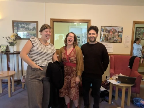 Tales in the Attic crew at a Storytelling session!