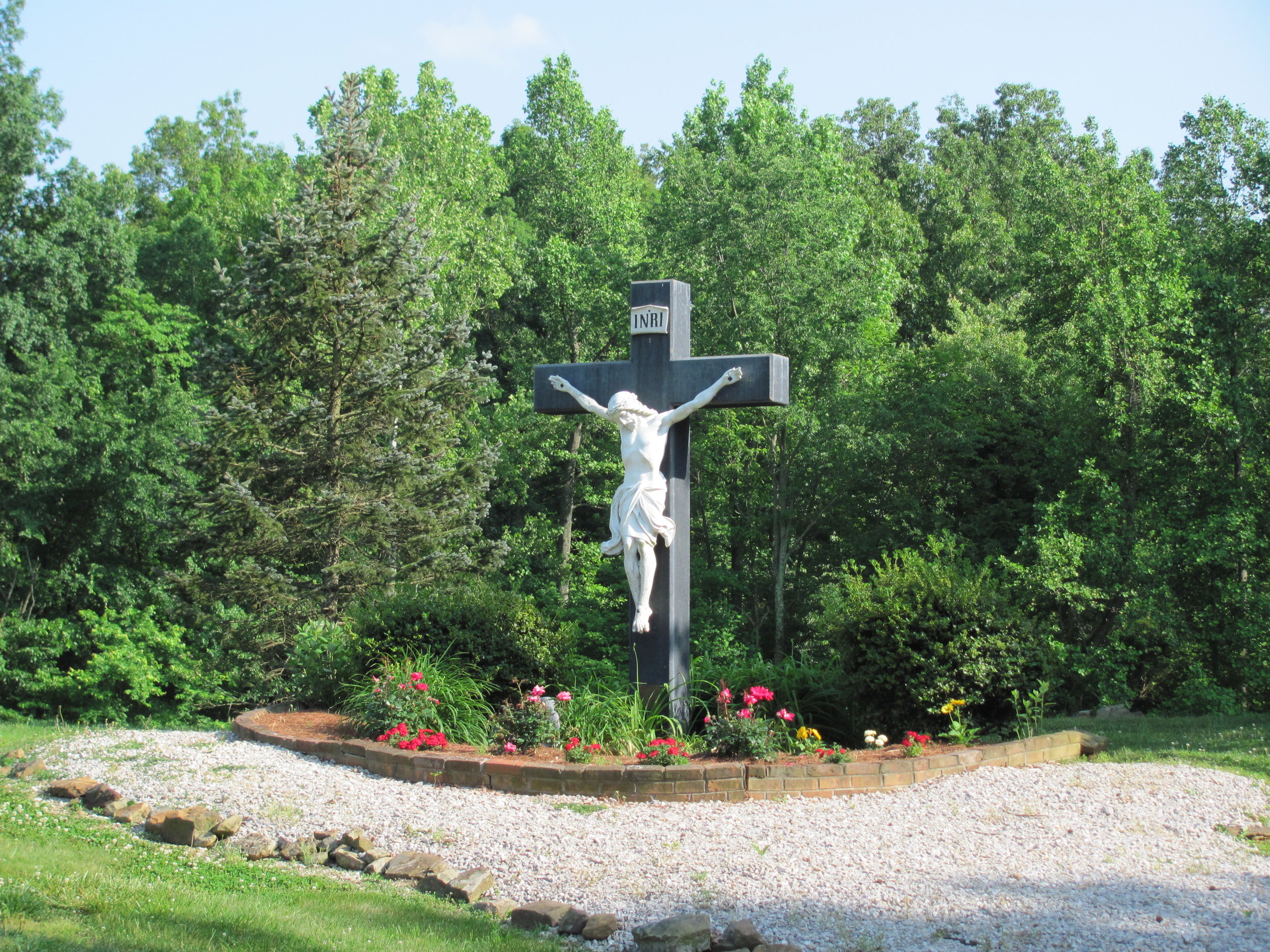 Crucifix Garden at Entrance