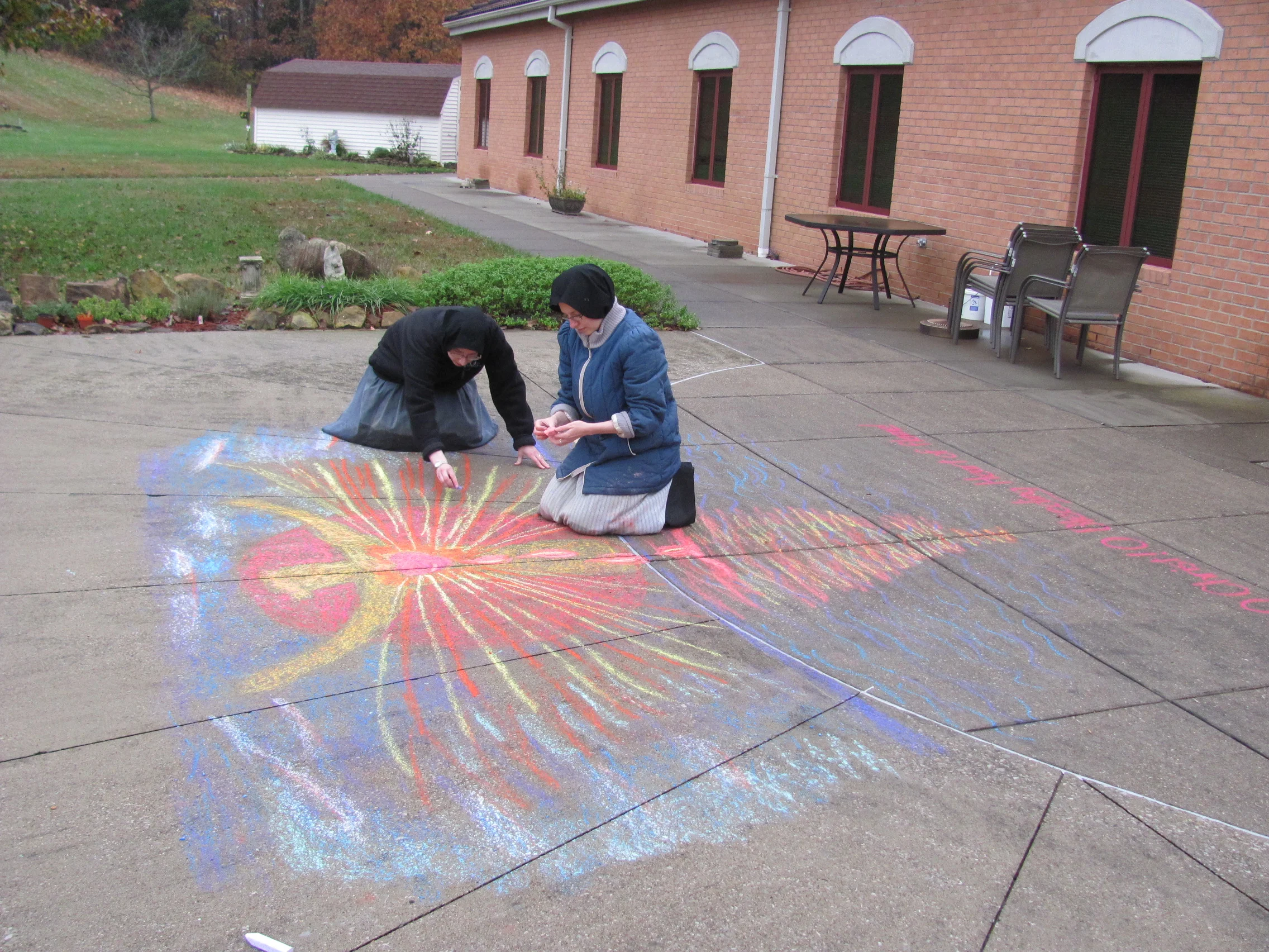 Street Art on the Cloister Walk