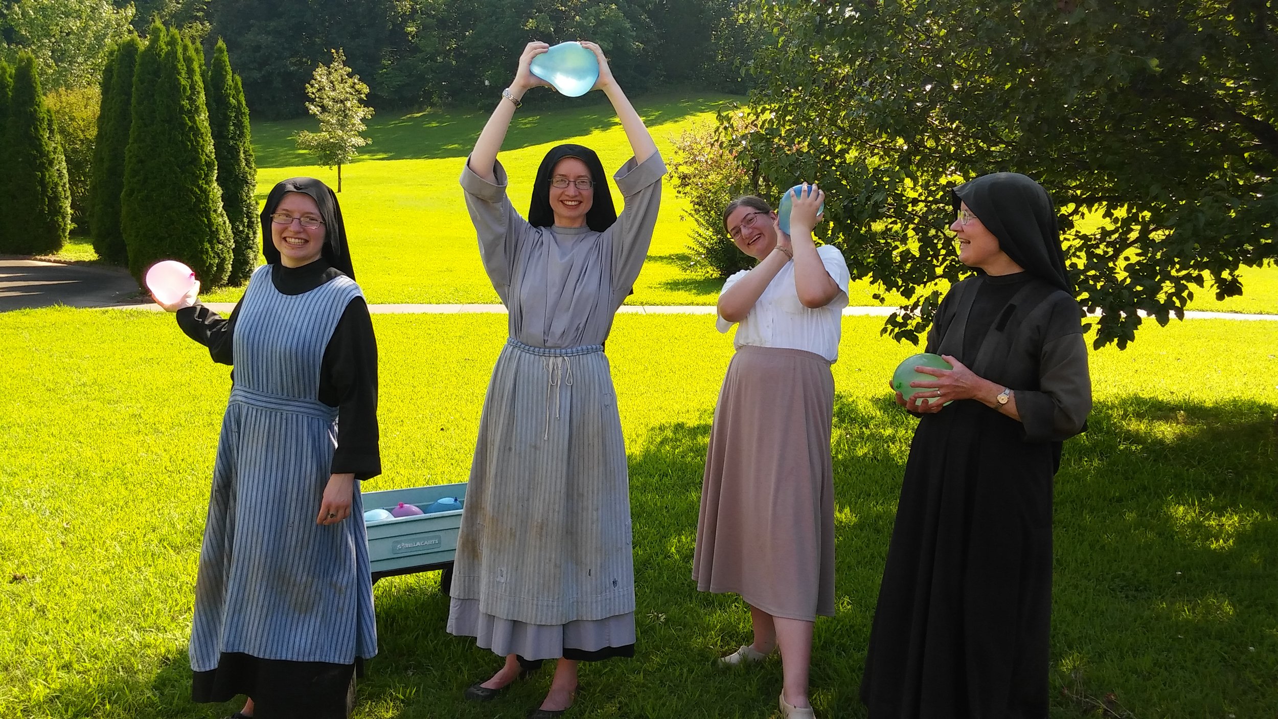 Nuns at the ready!