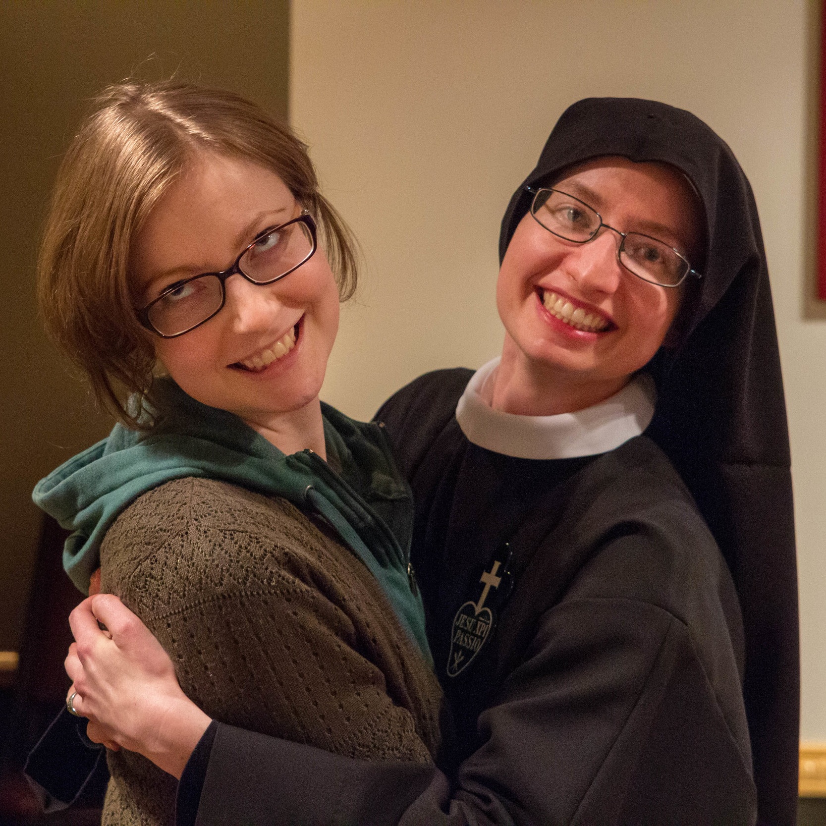  Sr. Cecilia Maria with her sister, Whitney 