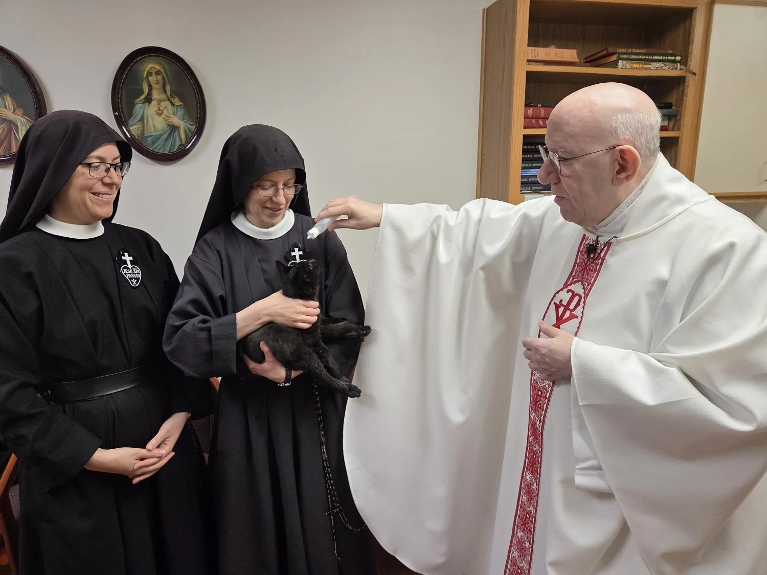 Some (Holy) Feline Humor