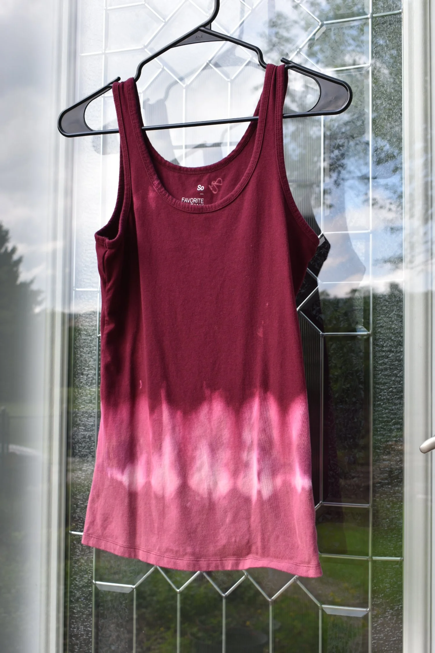 MEDIUM Vert Dye Tank  (#483)