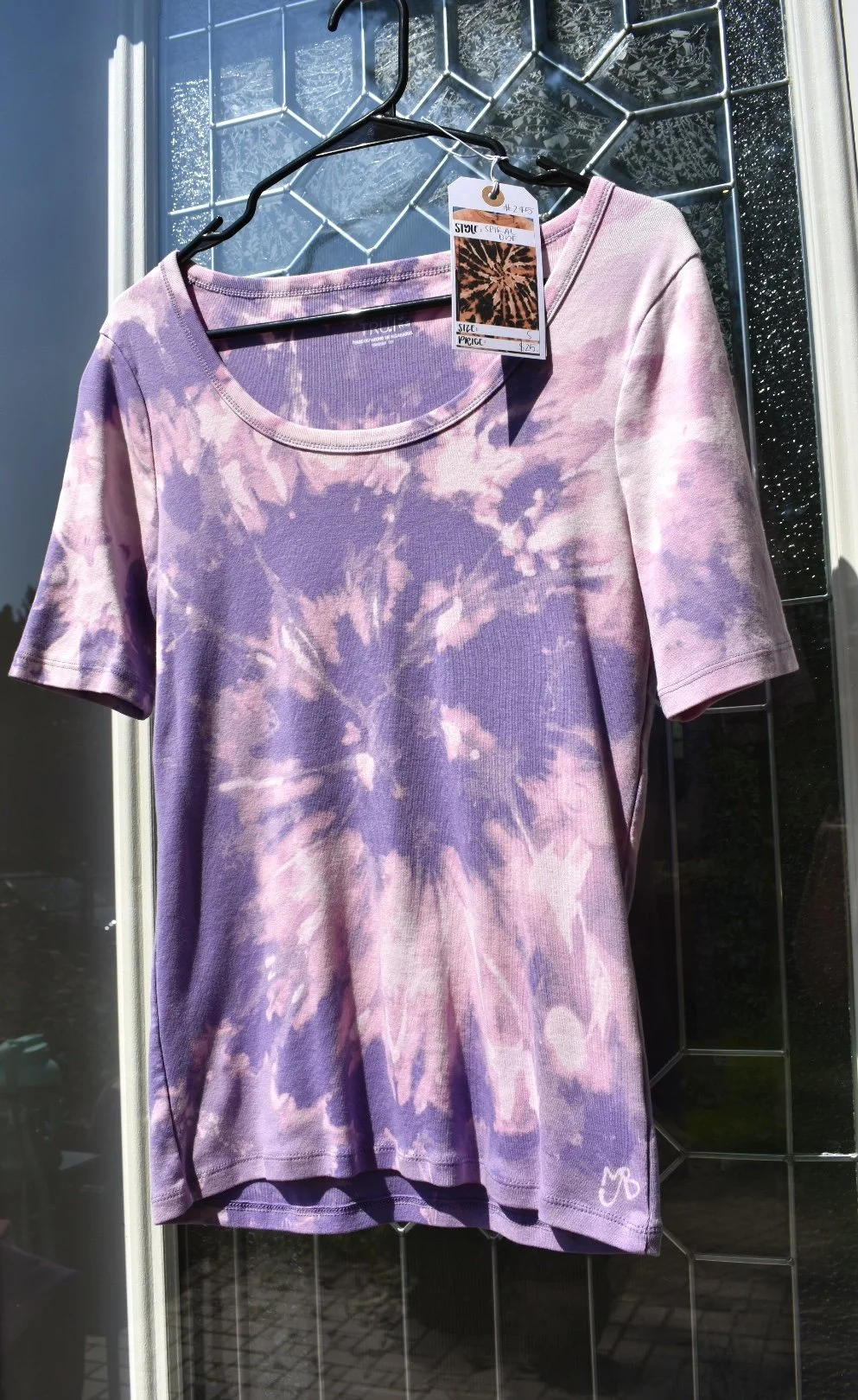 SMALL Spiral Dye T Shirt (#245)