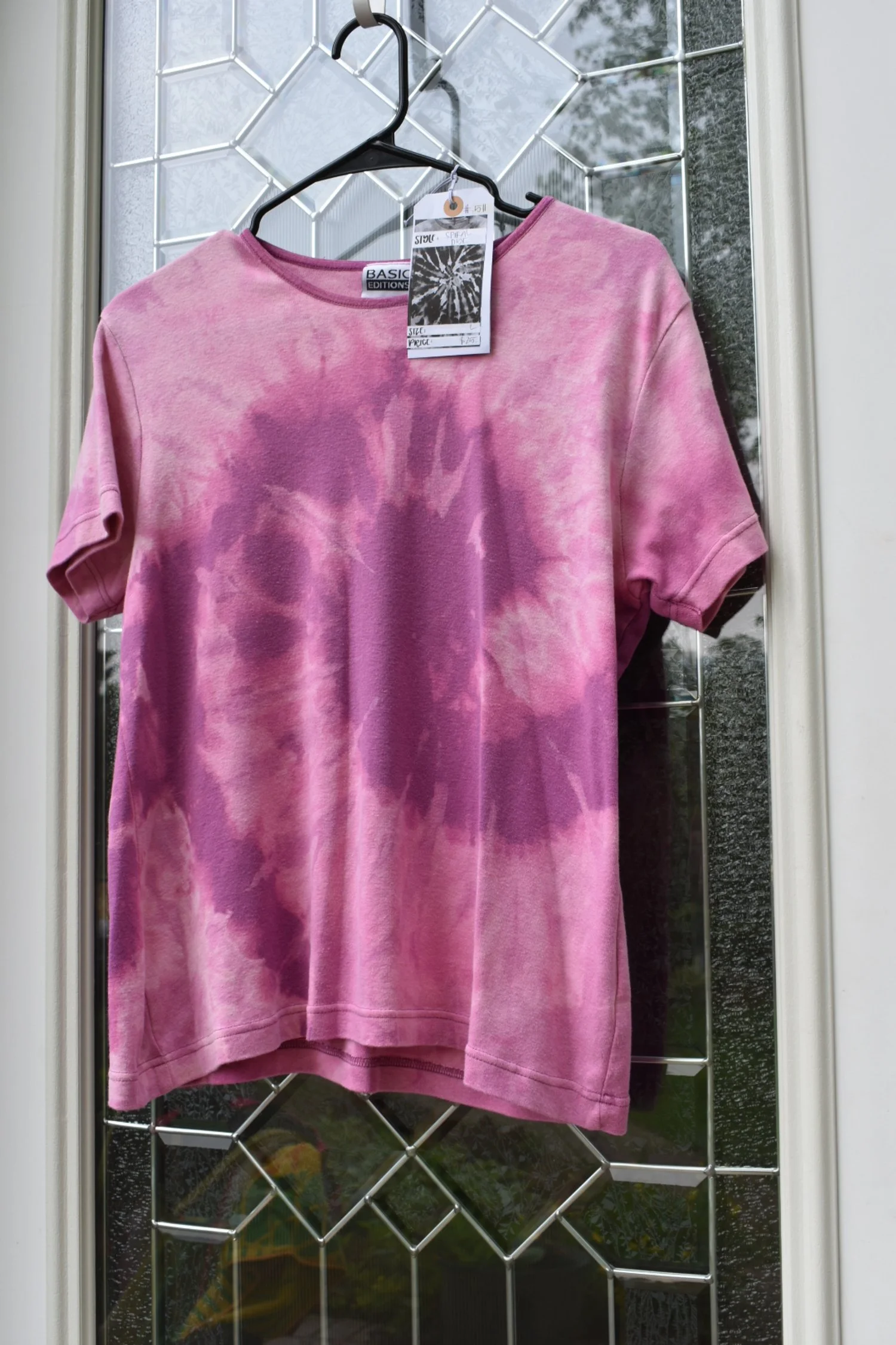 LARGE Spiral Dye T Shirt (#511)