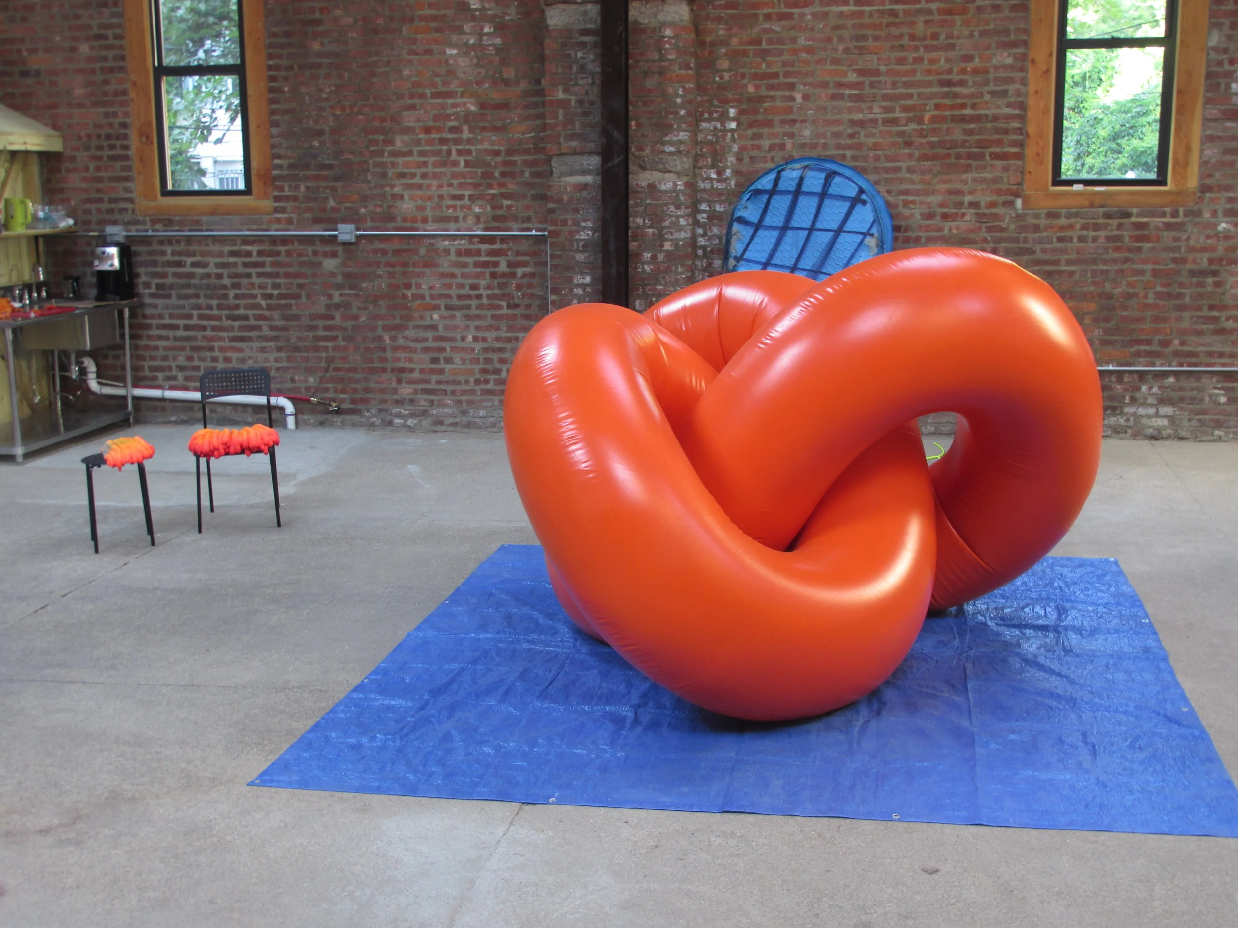  2015 installation at The Buggy Factory, Brooklyn, NY curated by Enrico Gomez 