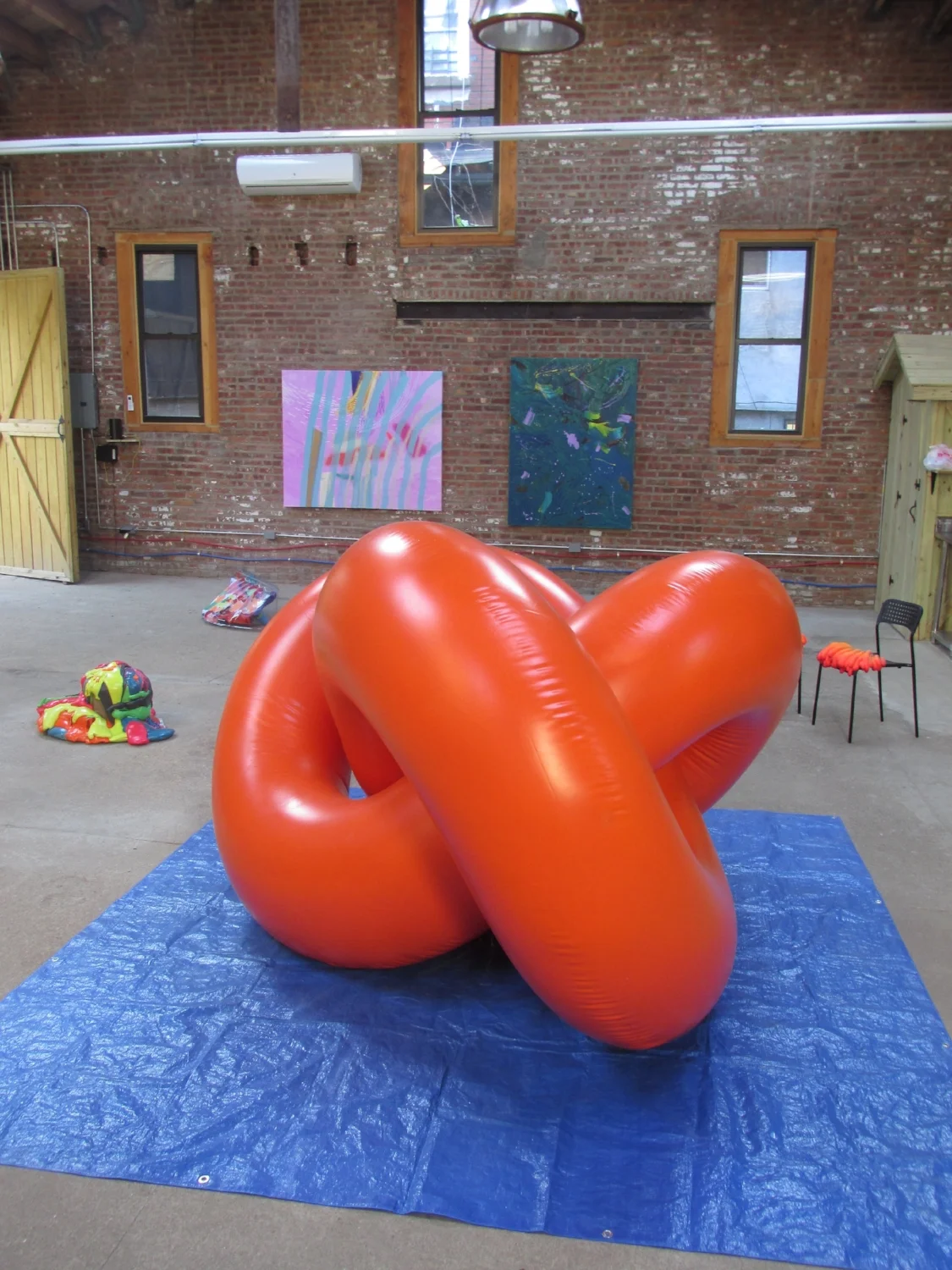  2015 installation at The Buggy Factory, Brooklyn, NY curated by Enrico Gomez 