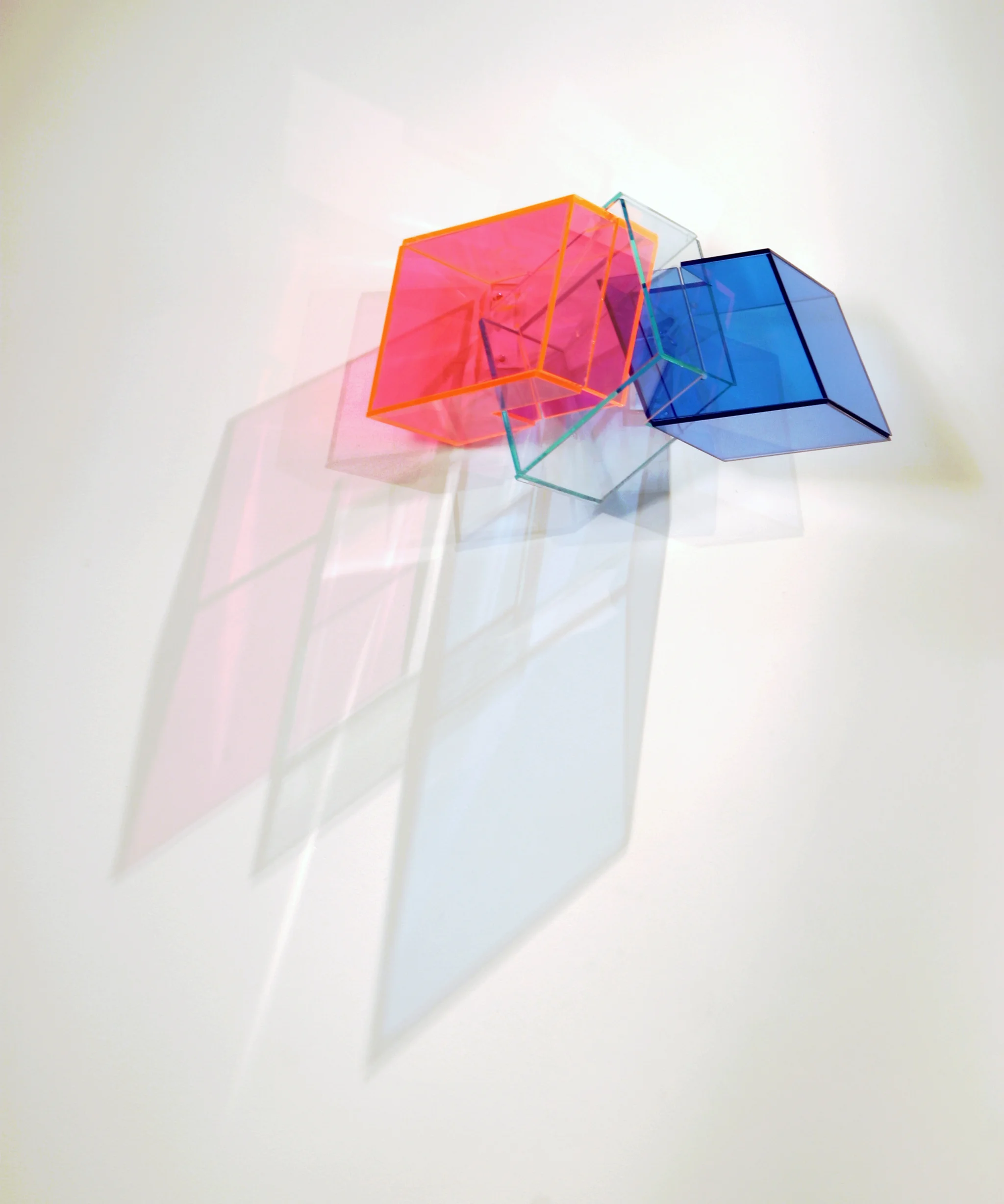Short Answers (pink) 2005 Plexiglas 17Wx9Hx9D inches / 43x23x23 cm