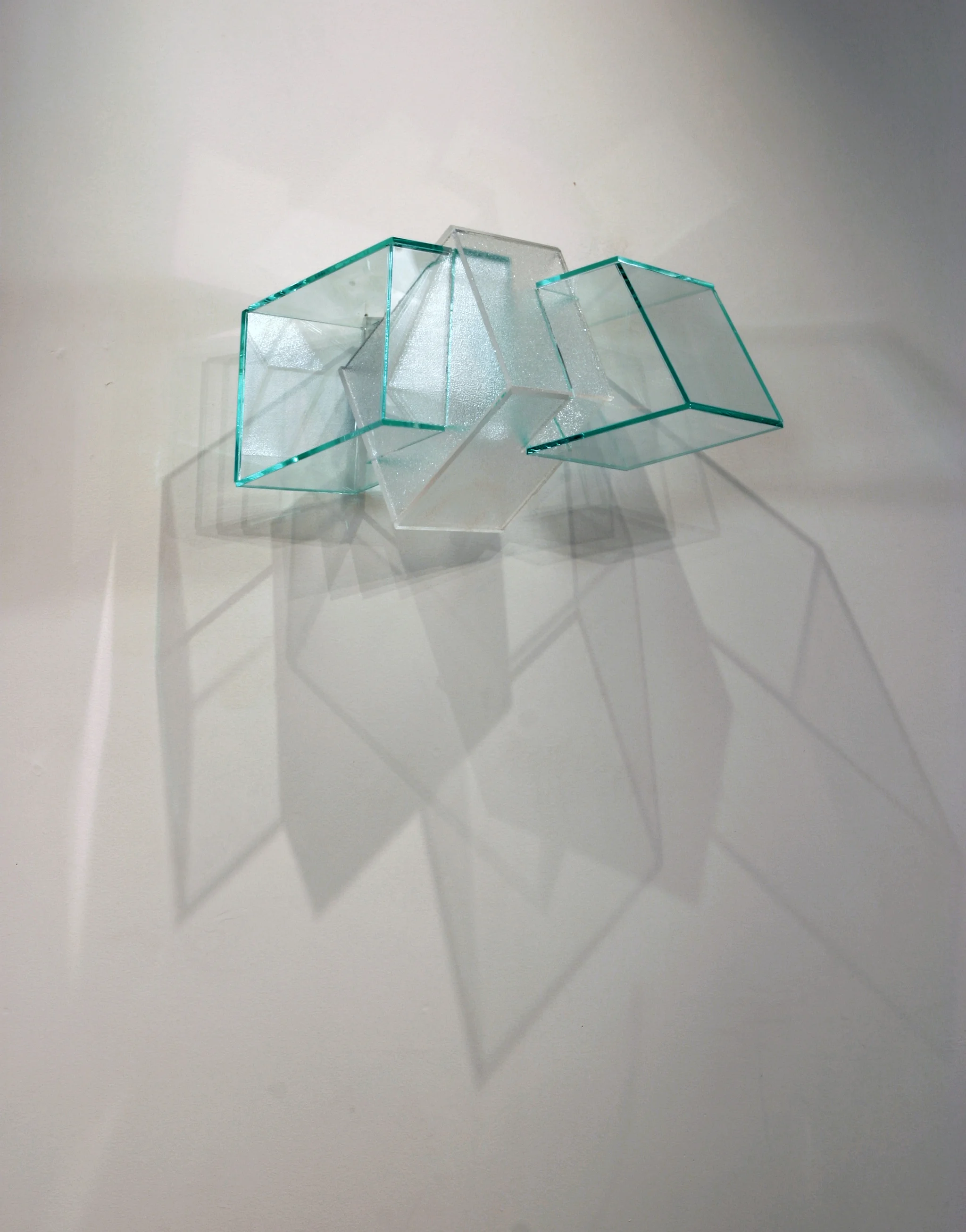 Short Answers (green) 2005 Plexiglas 17Wx9Hx9D inches / 43x23x23 cm