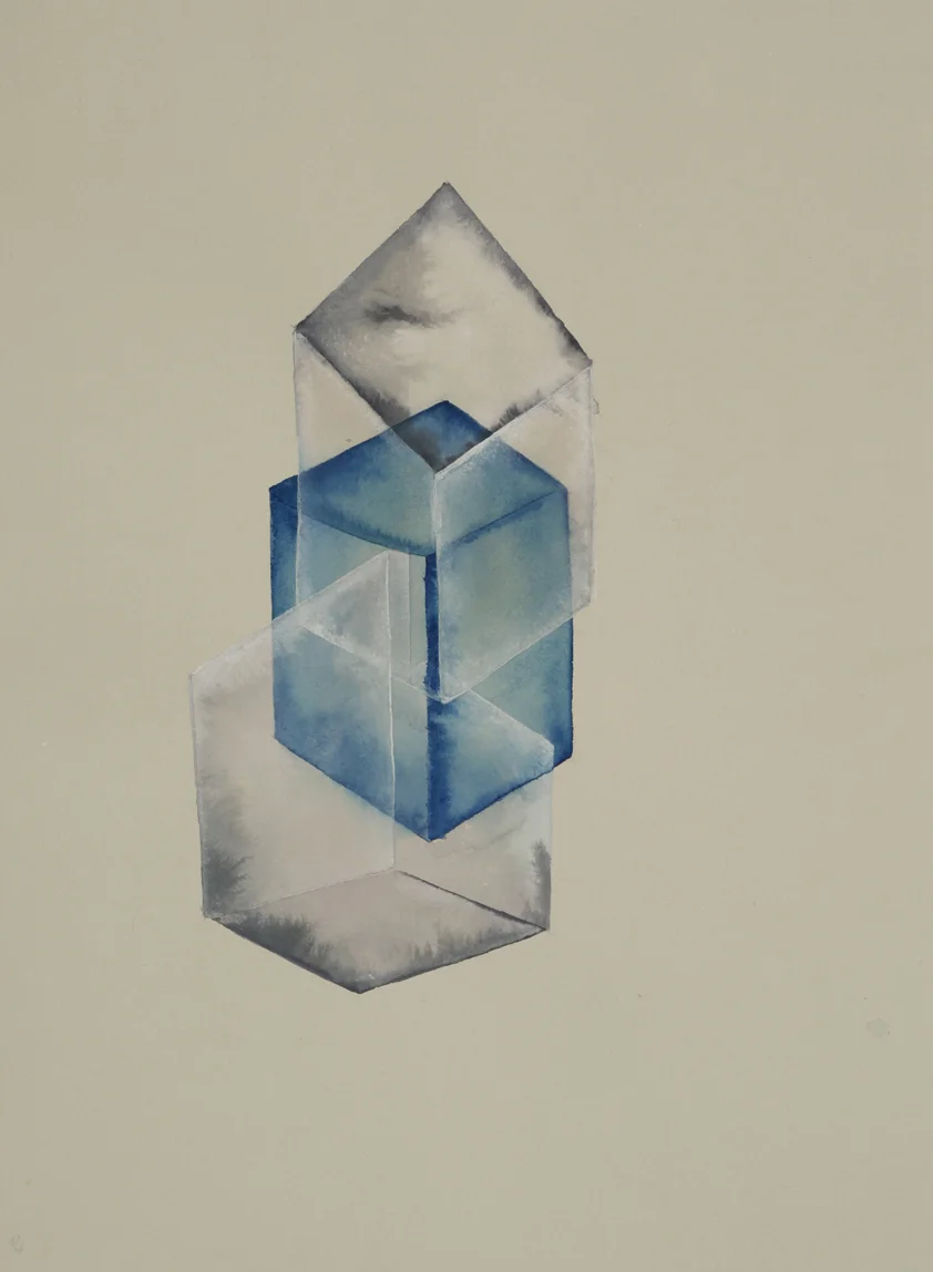 Internal Logic 2008 watercolor on 100% rag paper 9x12 inches / 23x30 cm