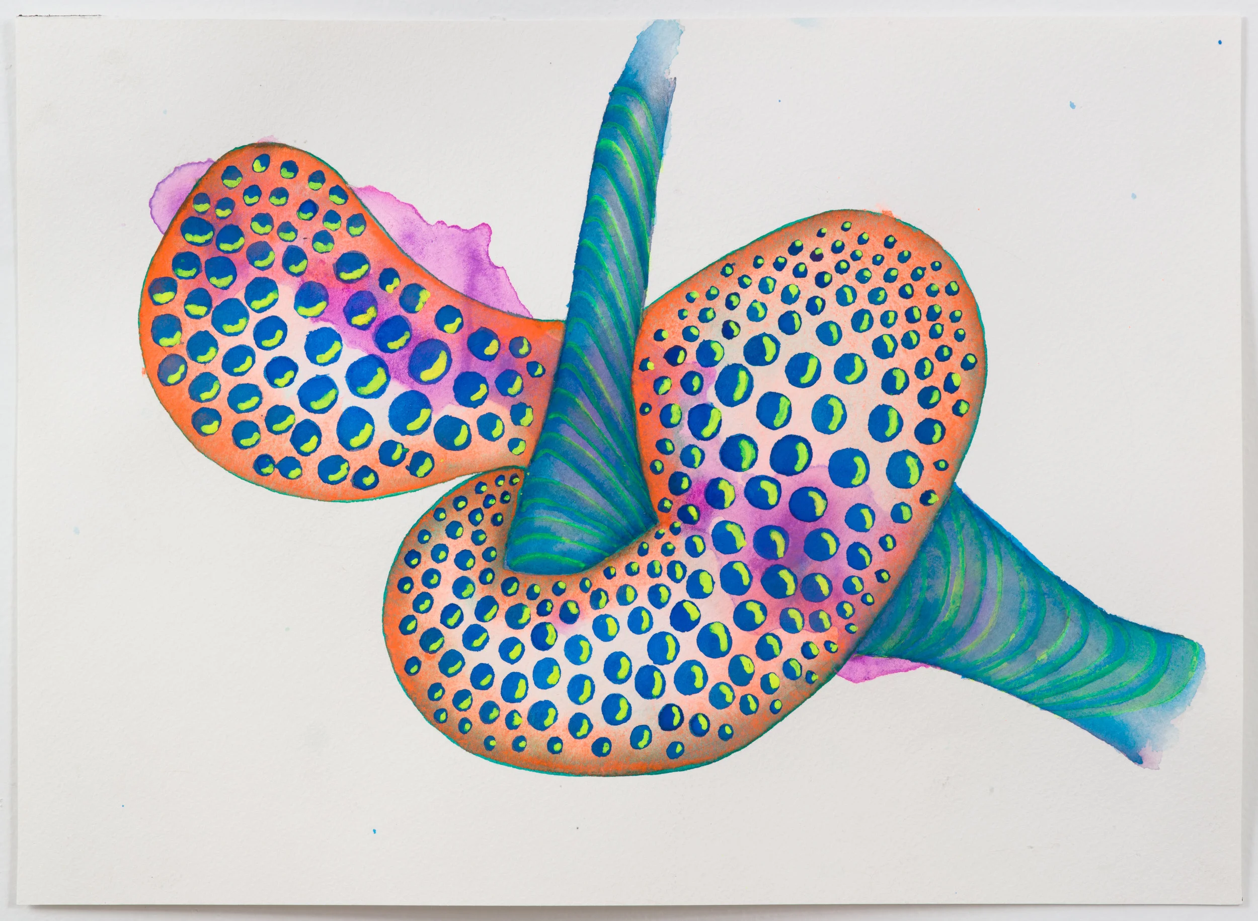 Patience 2019 watercolor on paper 10x14 inches / 25x36 cm