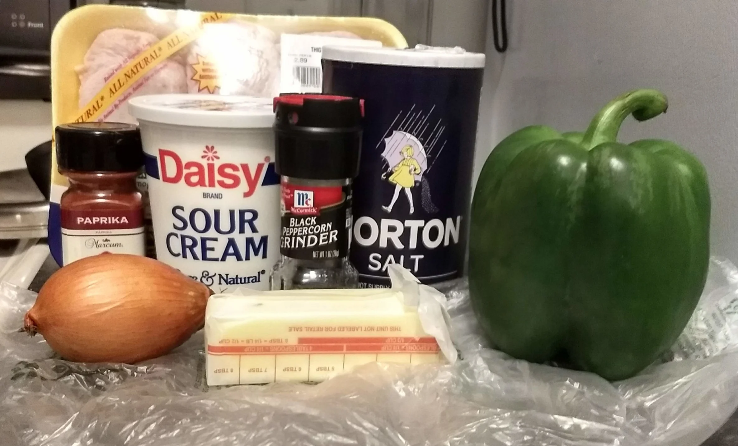 What you need for the main dish!