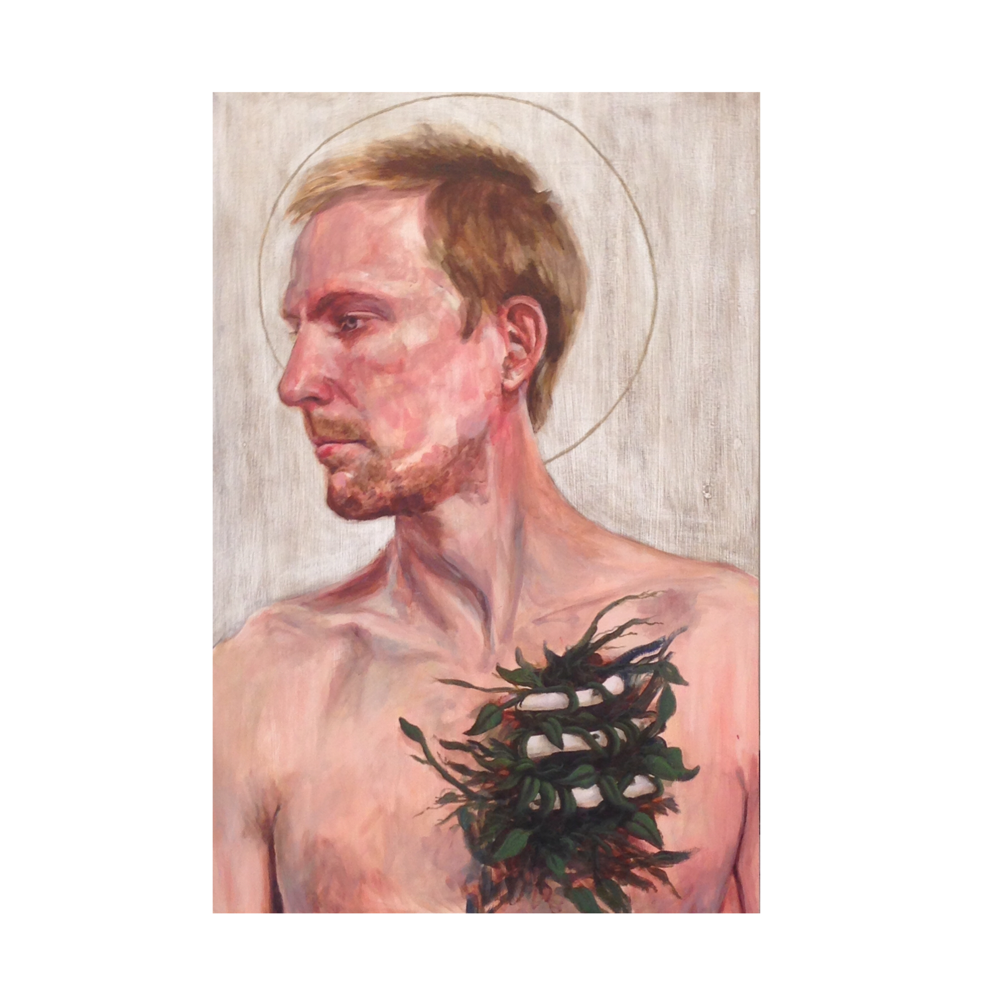  “The Nature of Sin”  2015  acrylic on panel  SOLD 