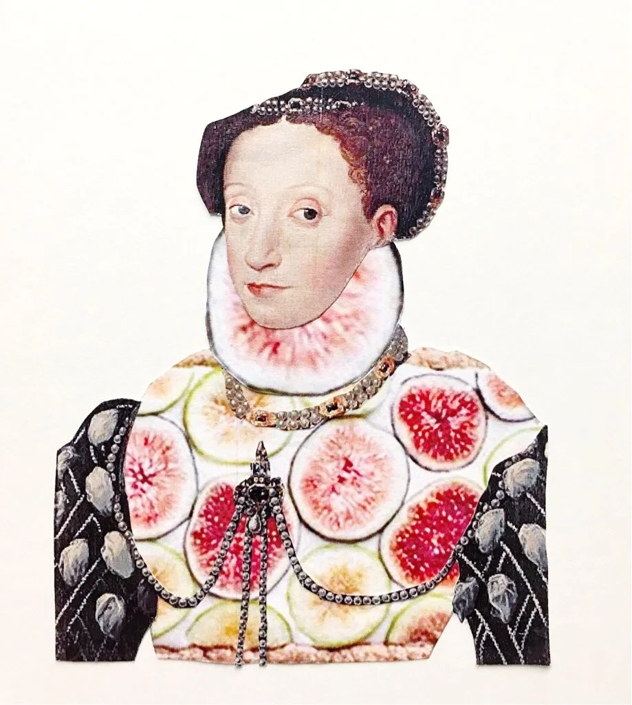  What a Sweet Tart  paper collage  2018  SOLD 