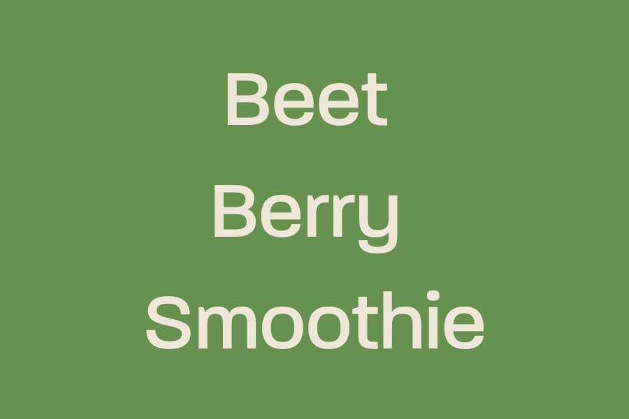 Beet Berry Smoothie