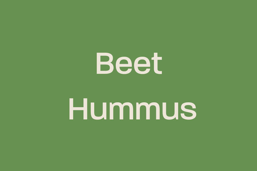 Beet Hummus