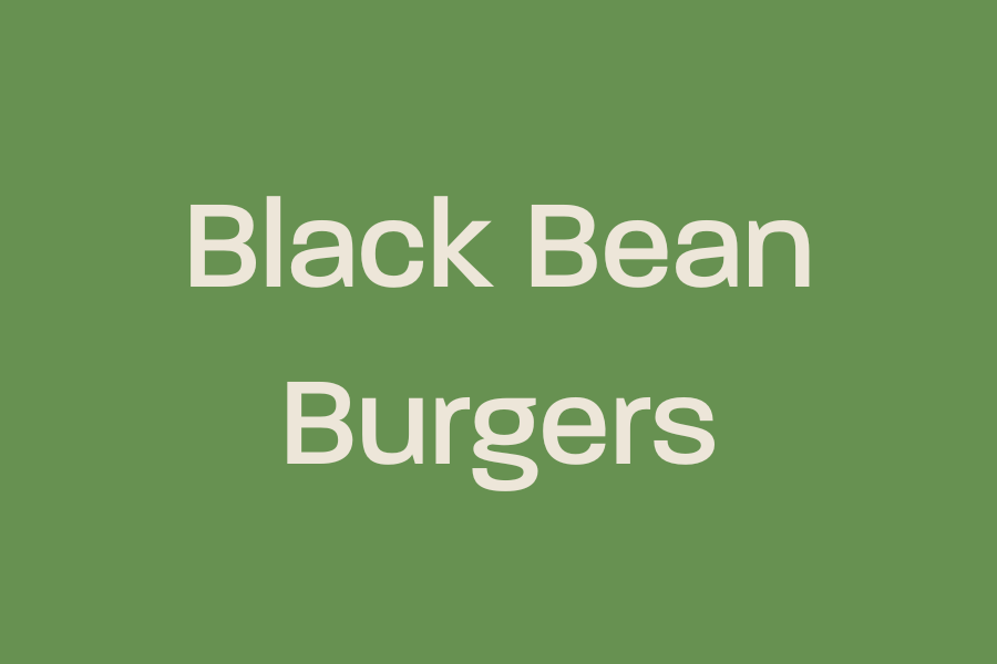 Black Bean Burgers