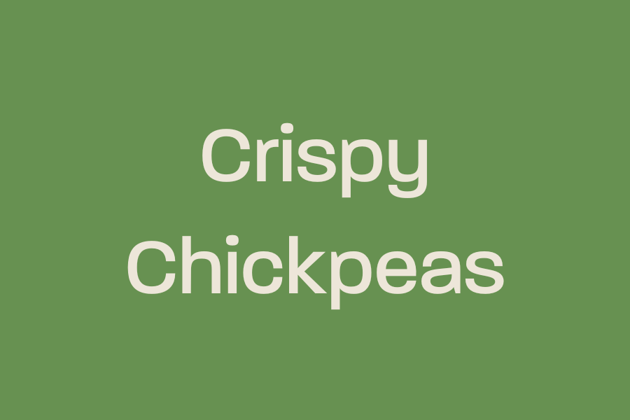 Crispy Chickpeas
