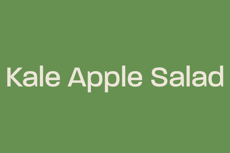 Kale Apple Salad