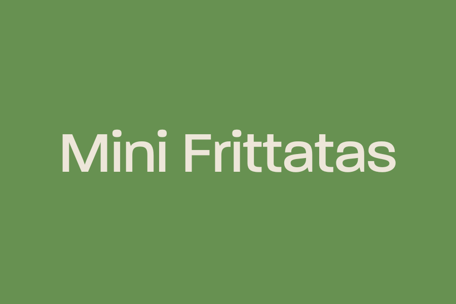 Mini Frittatas