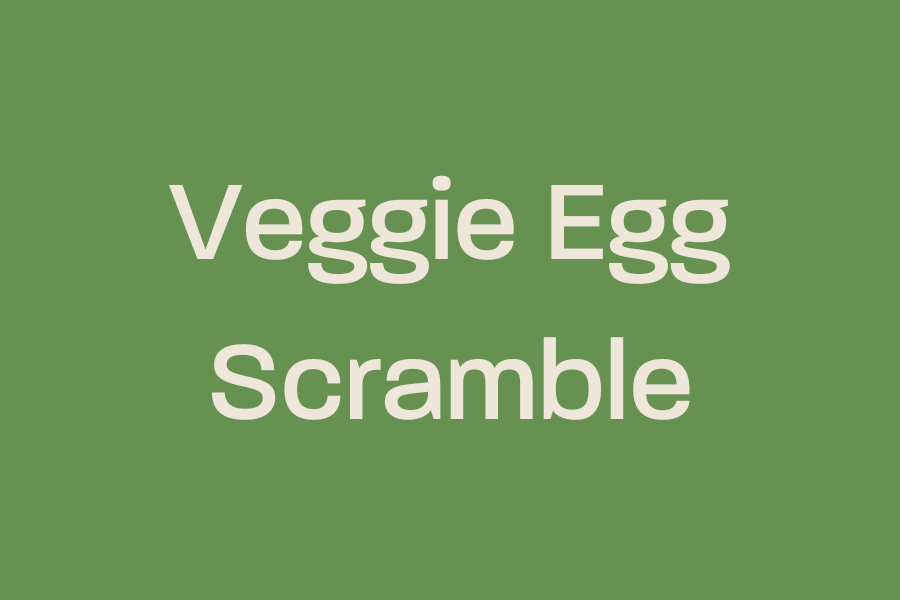 Veggie Egg Scramble