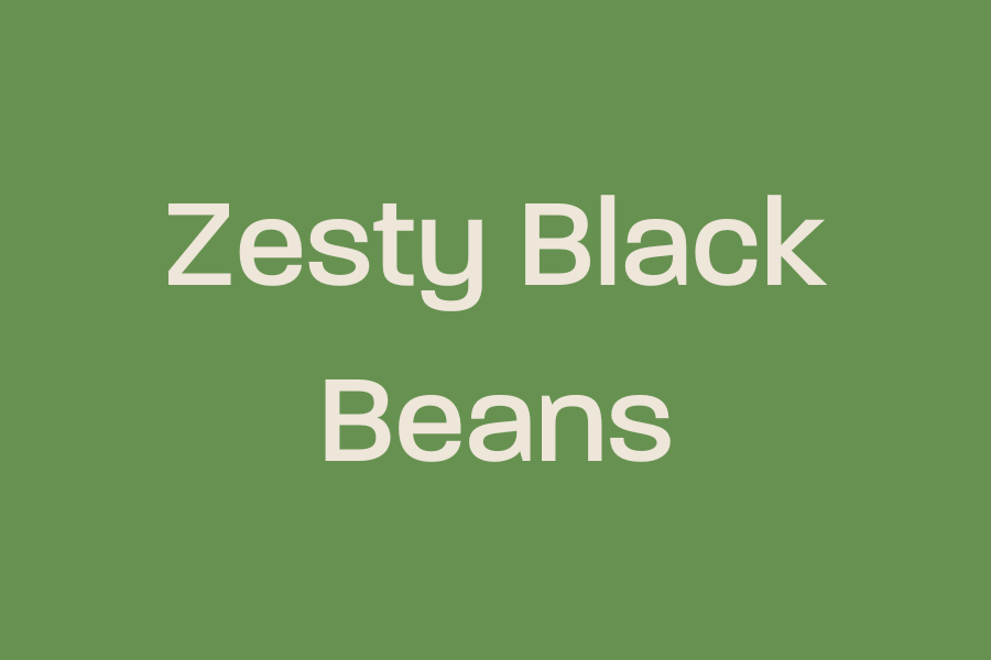 Zesty Black Beans