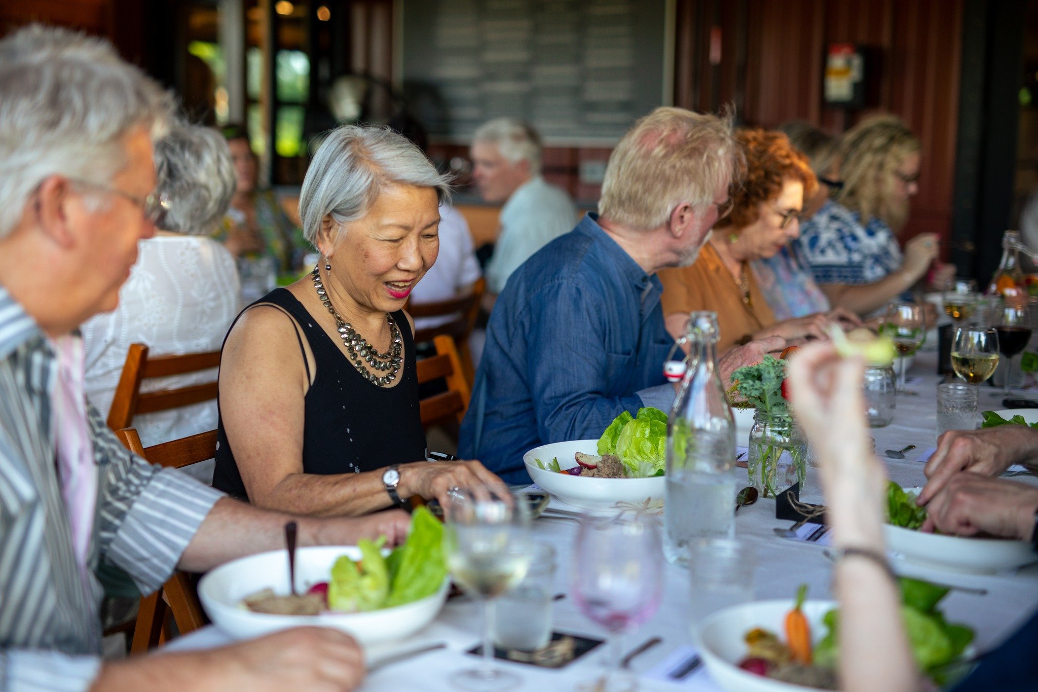 Our June Kitchen Table Dinner with Chef @daniel_ernce  was a flavorful celebration of local food! From pork rillette with fresh garden veggies to a melt-in-your-mouth pork belly entr&eacute;e from Newman Farm, every dish showcased the season&rsquo;s 