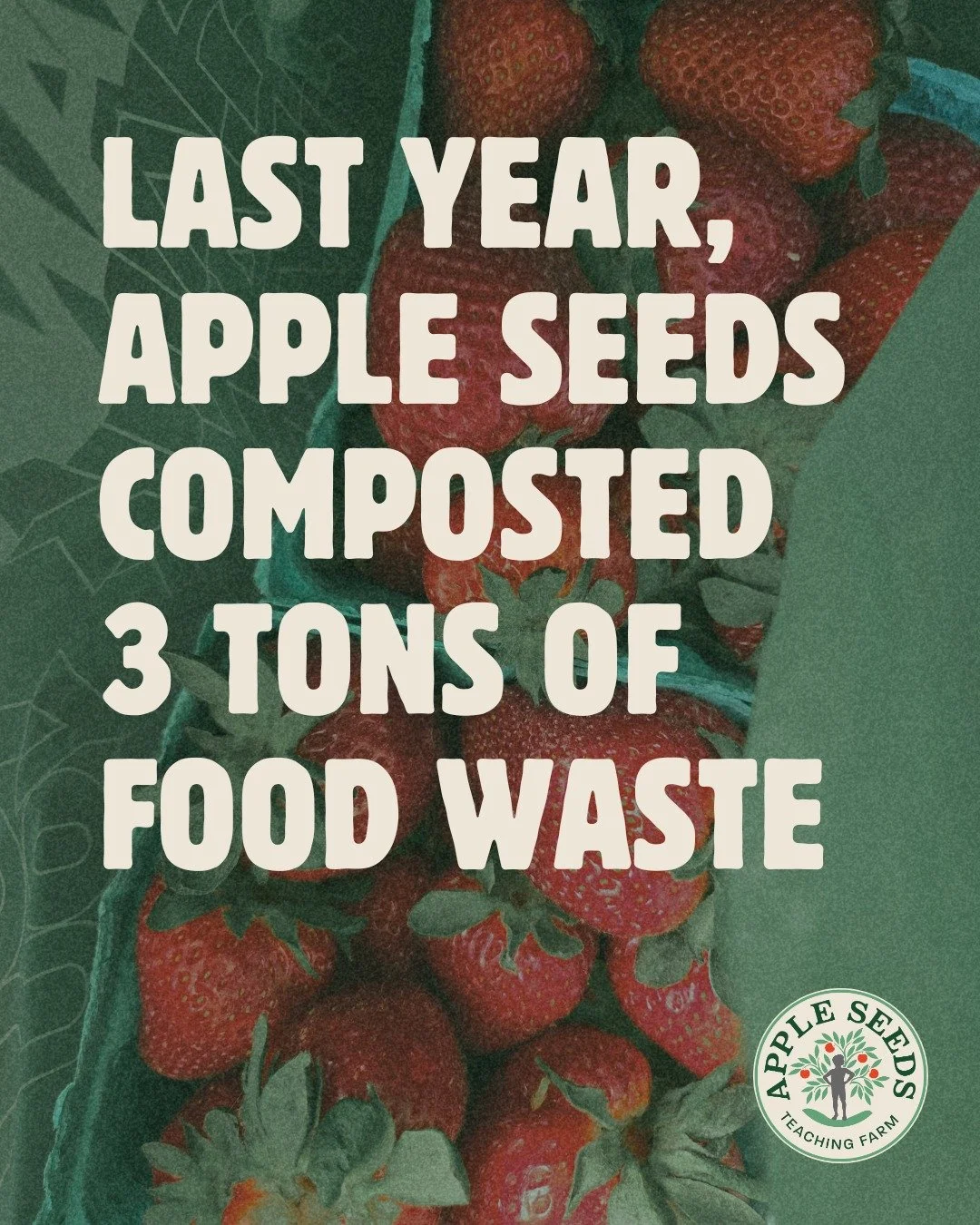 Big things are happening in our city compost bins 🌱✨

In 2024, Apple Seeds diverted 3 TONS of food waste from the landfill through composting.

And in just the first part of 2025, we&rsquo;ve already reached 2.6 tons!

Huge thanks to the City of Fay