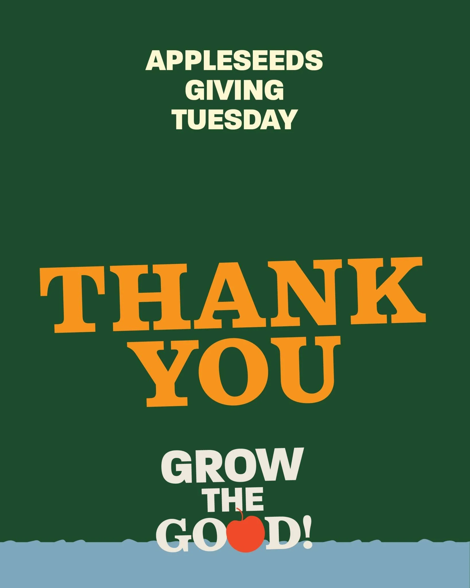 What an incredible Giving Tuesday&mdash;thank you! 💚

Whether you gave, shared, or cheered us on, you helped kids discover the joy of growing, cooking, and eating real food. 🌱

We&rsquo;re so grateful for everyone who joined our Apple Seeds giveawa