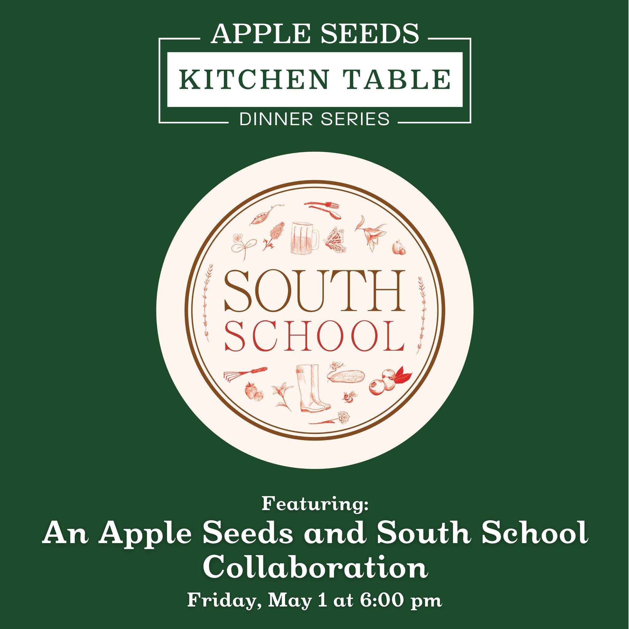Join us on Friday, May 1 for an experience in nature-based hospitality, featuring the team of @southschoolfayetteville, a new Fayetteville project of Little Rock-based Barnaby Group (@georgeslittlerock and @thetownpumplittlerock) that includes Wes Mi