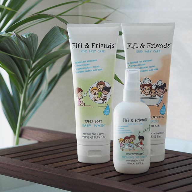 Make bath time enjoyable and safe with the products from Fifi &amp; Friends. -The products have been gifted to us-