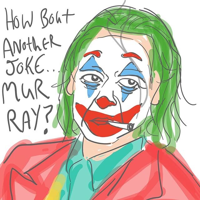 I tried to draw the joker so many times and never posted any of em...here ya go now #quicksketch #murray