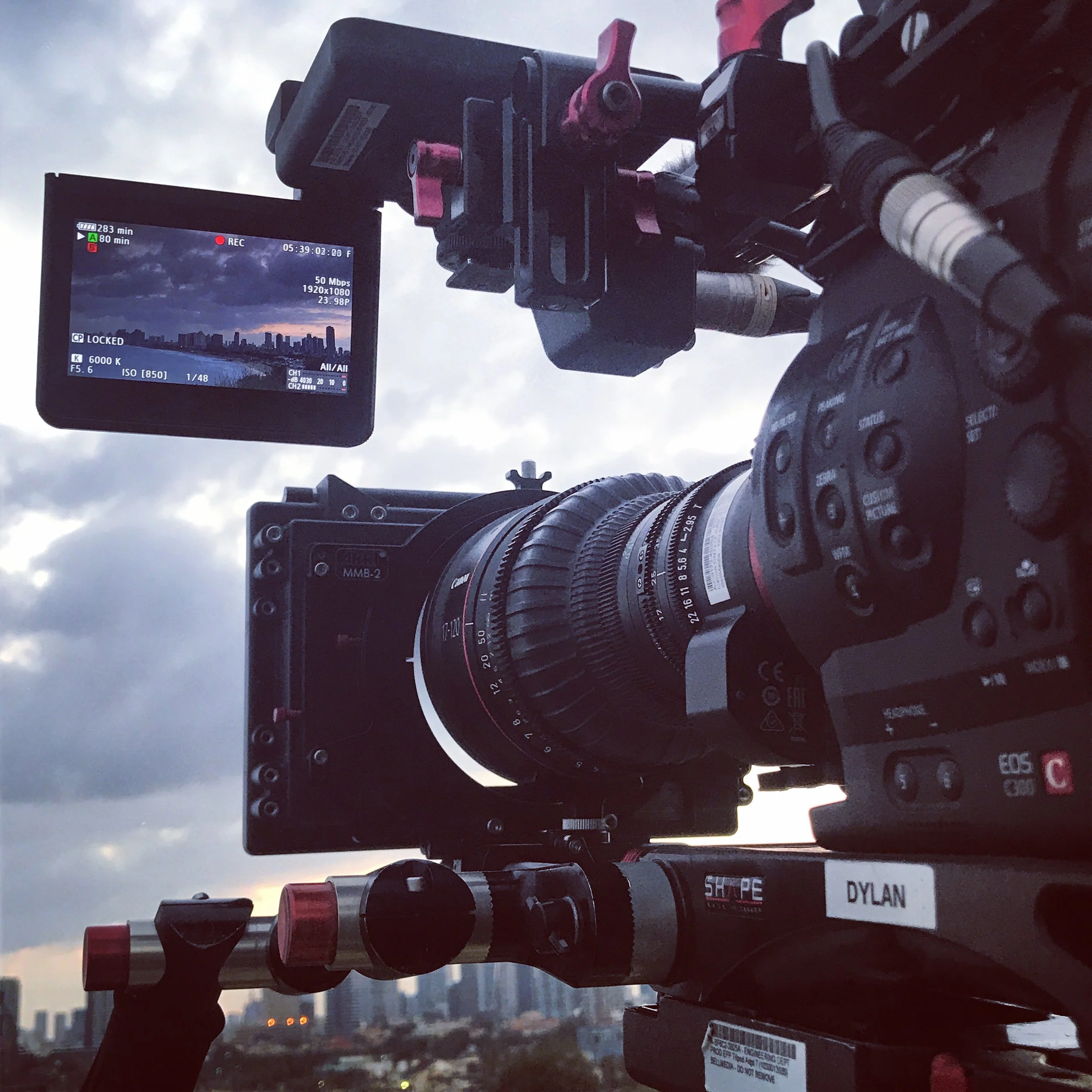 Shooting in Tel Aviv. 