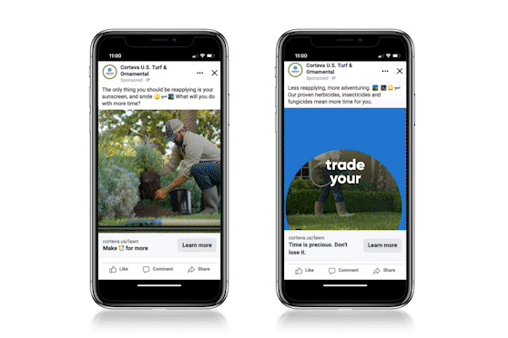 Series of audience-specific videos included :30, :15 and :12 spots for pre-roll, social and their respective nursery , golf , and lawn websites.