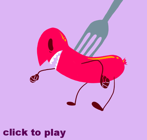 hot diggity dog charactter animation