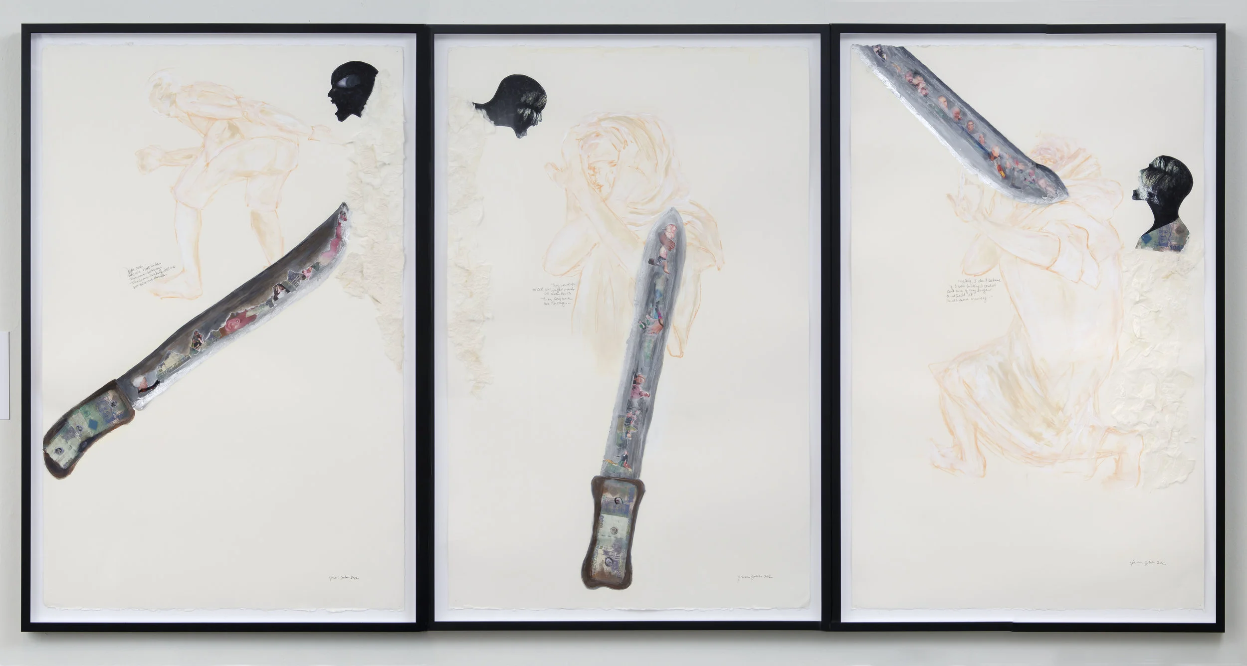 Have Mercy I, II and II, 2011 (Triptych) 