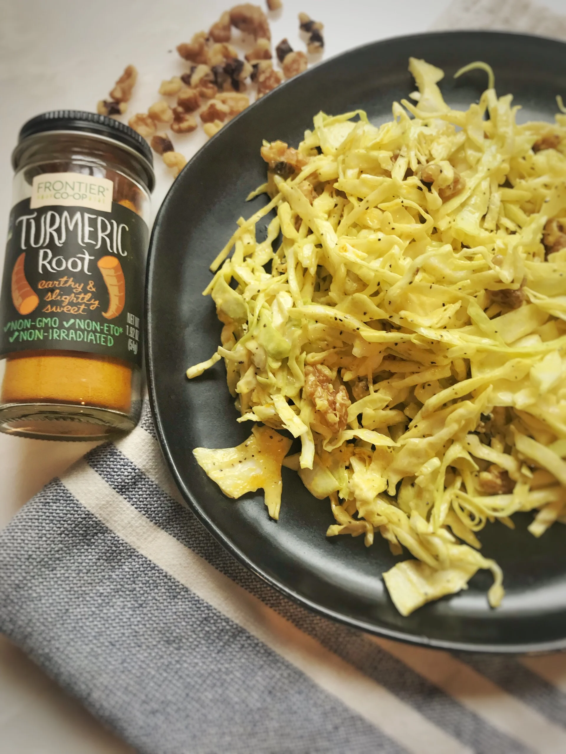 Anti-Inflammatory Turmeric Coleslaw 