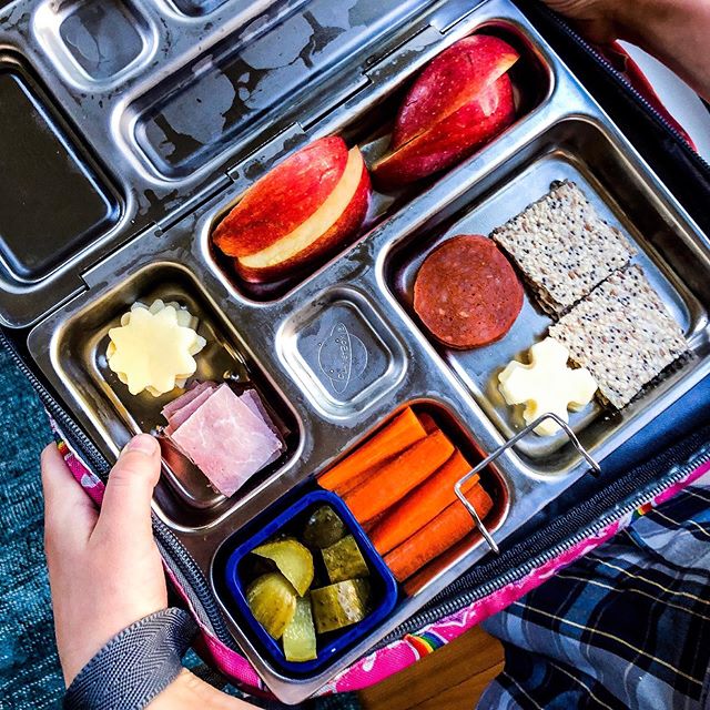 I&rsquo;m on the struggle bus staying creative w/ lunches but still pulling a few good ones out of my ass every now and again! Amelia loves these homemade &ldquo;lunchables&rdquo; and they have been my go-to on mornings I&rsquo;m about to say f-it! ⠀