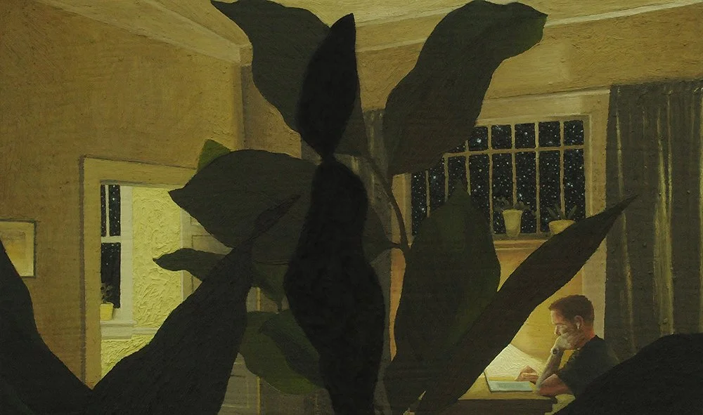 Composition 328
 

 oil on panel     6" x 10" 