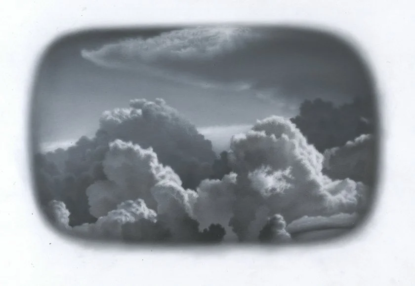 Composition 343
 

 silver on film     4" x 7" 