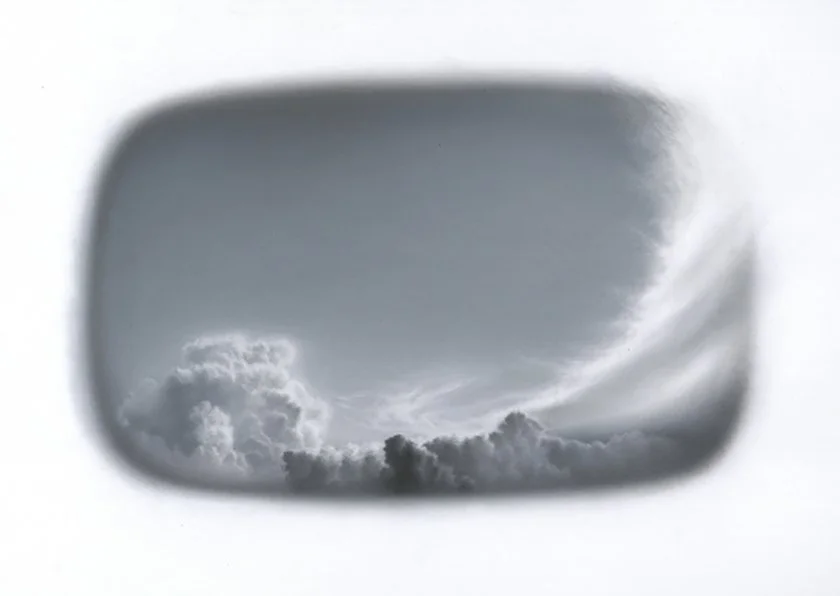 Composition 334
 

 silver on film     4" x 7" 