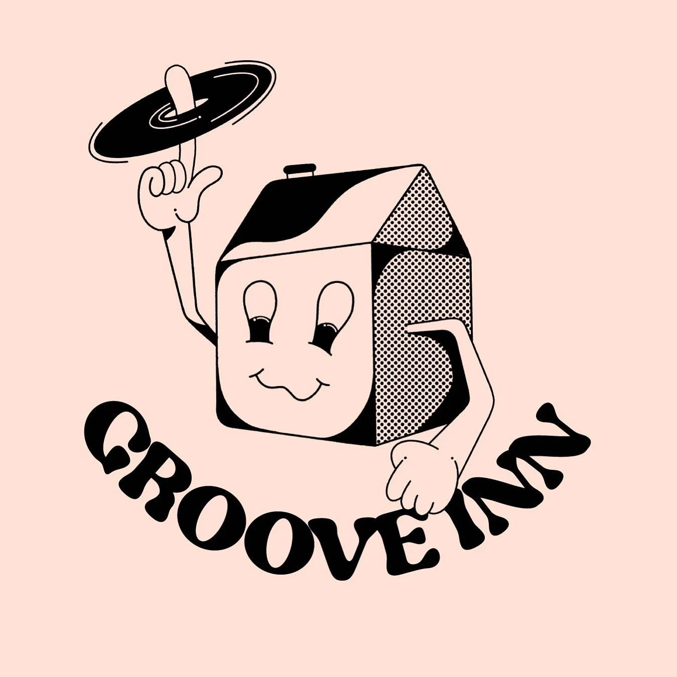 logo for @getgrooveinn 💿
