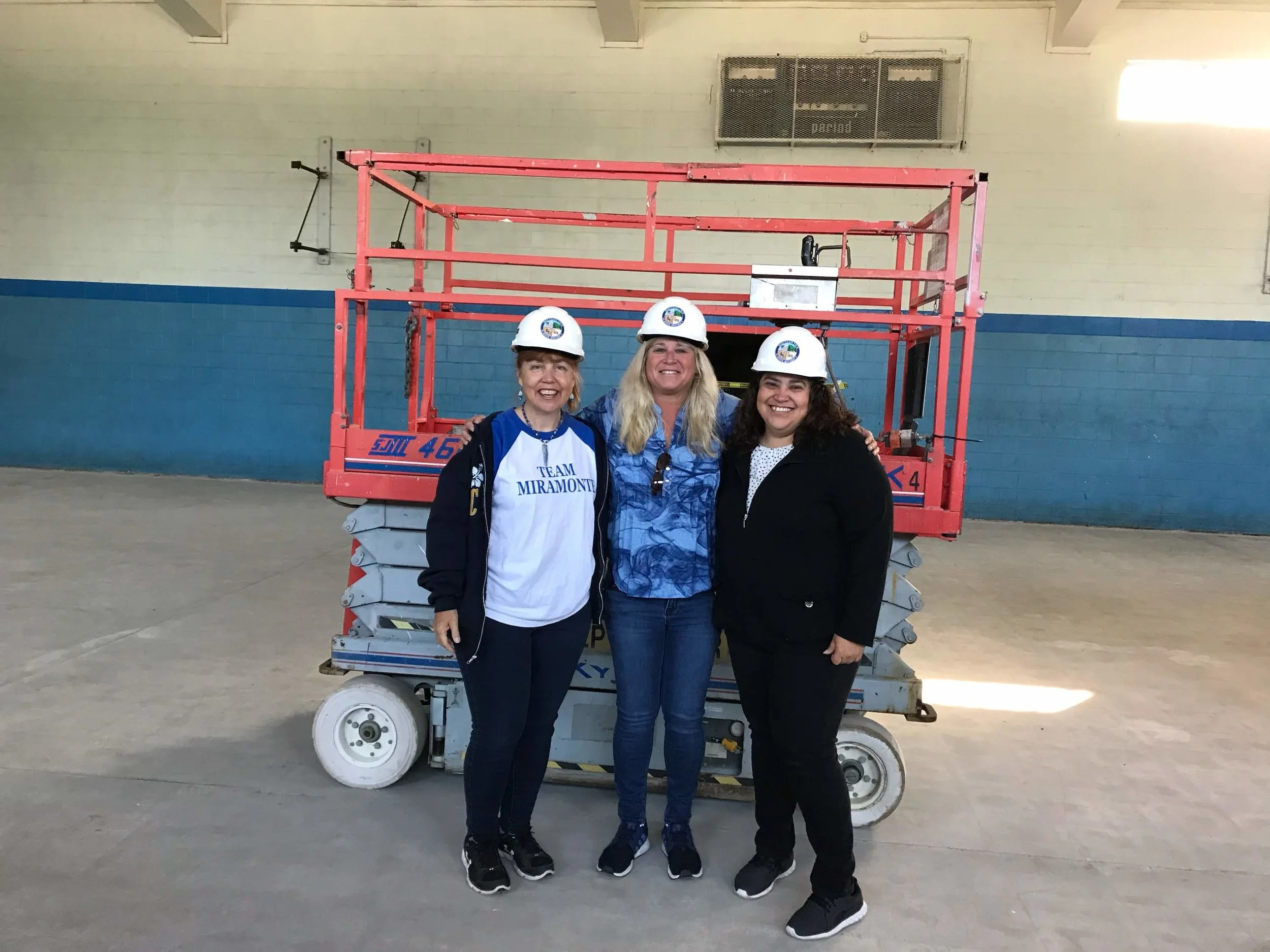 Left to Right: MVTA Members - President, Laura Gaber; Member At Large 4-6, Jenny Siebel; Member At Large Pre K-3, Brenda Lopez