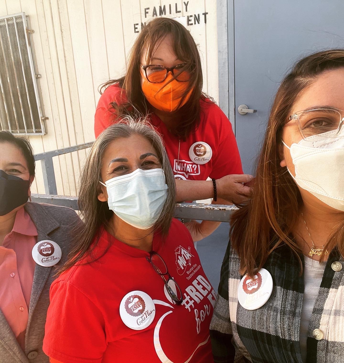 Gallery of MVTA Members Supporting Their Bargaining Team